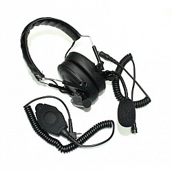 DENCOM AN-801 Headset Compact for Vertex or STILO helmet (remote push-button PTT)