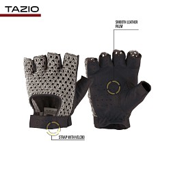 OMP IB/747/N/L Водительские перчатки TAZIO чёрные (ретро-дизайн), р-р L