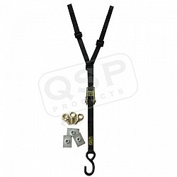 QSP QR SPAREWHEEL Sparewheel strap set, incl. eyebolts and nuts