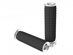 Roland Sands Design 0063-2067-CH TRACTION GRIPS chrome