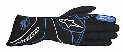 ALPINESTARS 3550117_17_M Перчатки для автоспорта TECH 1-ZX, FIA, чёрный/синий, р-р M