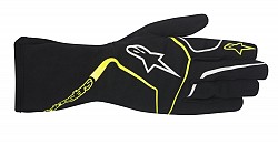 ALPINESTARS 3552017_155_M Перчатки для картинга TECH 1-K RACE, чёрный/жёлтый, р-р M