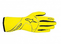 ALPINESTARS 3551017_551_S Перчатки для автоспорта TECH 1 RACE, FIA, жёлтый/чёрный, р-р S