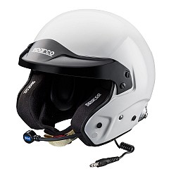 SPARCO 0033522M Шлем для автоспорта PRO RJ-3i открытый, интерком, FIA, HANS, белый, р-р M