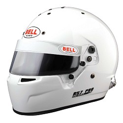 BELL 1310009 Шлем для автоспорта закрытый RS7 PRO HANS, FIA 8859, белый, р-р 61+