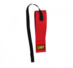 OMP EB/580/R Tow hook 2", red, compliant with FIA rules