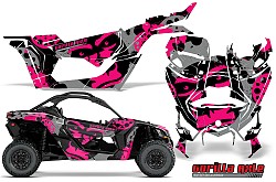 AMR RACING 871GOPINK CAN-AM Maverick X3 GORILLA Pink sticker set