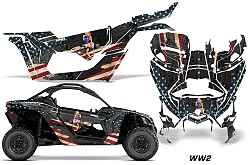 AMR RACING 871WW2 CAN-AM Maverick X3 Комплект наклеек USA