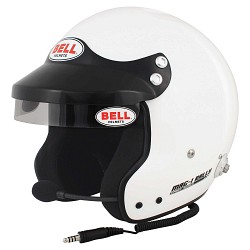 BELL 1426062 Шлем для автоспорта открытый MAG-1 RALLY, FIA8859, белый, р-р MED (58-59)