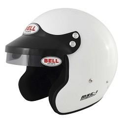 BELL 1426041 Шлем для автоспорта открытый MAG-1, FIA8859, белый, р-р SML (57-58)