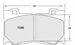 PFC 1346.10 Тормозные колодки передние Z-RATED для NISSAN 370Z 2009