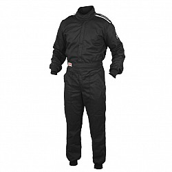 OMP IA01904071L OS 10 Racing suit, SFI 3.2A/1, black, size L