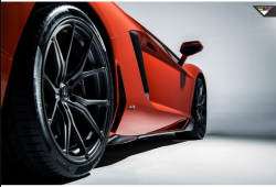 VORSTEINER 0703LOV Aero Side Blades, Carbon Fiber Set Of Two PP 2x2 Glossy для Aventador-V