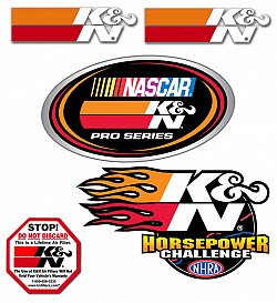 K&N 89-0200 Decal/Sticker PackDECAL; PROMOTIONAL PACK