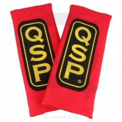 QSP QSPSCHOU R Накладки на ремни безопасности 3", красные