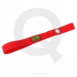 QSP QDOOR red Дверной ремень/стропа, красный, 200x20мм, отверстие - 8мм