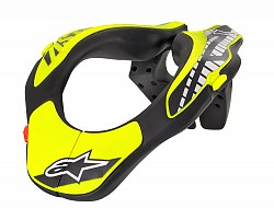 ALPINESTARS 6540118_155_OS Youth Neck Support, yellow, one size