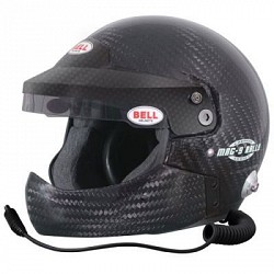 BELL 1209026 Шлем для автоспорта открытый MAG9 RALLY CARBON HCB, HANS, FIA 8859, р-р 61+