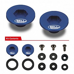 BELL 2020002 Комплект крепления для визоров SE03/SE05 PIVOT KIT & SCREWS, синий