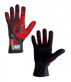 OMP KK02744E060006 Перчатки для картинга детские KS-4 my2018, красный/чёрный, р-р 6
