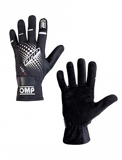 OMP KK02744E071M Karting gloves KS-4 my2018, black, size M