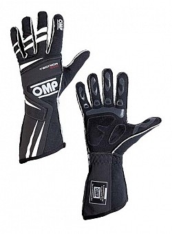 OMP IB/756E/N/S Motorsport gloves TECNICA EVO my2018, FIA, Black, size S