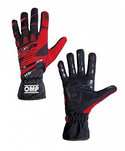 OMP KK02743E060005 Перчатки для картинга детские KS-3 my2018, чёрный/красный, р-р 5