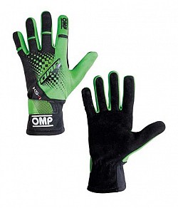 OMP KK02744E231XL Karting gloves KS-4 my2018, fluo green/black, size XL