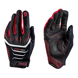 SPARCO 002094NRRS08 Sim Racer gloves HYPERGRIP, black/red, size 08