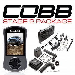 COBB FOR0050020BK FORD Stage 2 Power Package Black F-150 Raptor 2017-2018