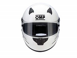 OMP SC785EK020S Шлем GP8 K EVO закрытый, без клипс HANS, FIA/SNELL, белый, р-р S