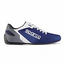 SPARCO 00126344AZBI Shoes SL-17SH, leather, blue/white, size 44