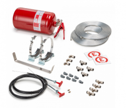 SPARCO 014772MSL Mechanical extinguishing system, FIA 2000, 4.25 l, AFFF, steel
