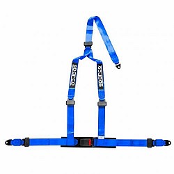SPARCO 04608BV1AZ Harness belts BV1, 3 points, 2", ECE, bolts, blue