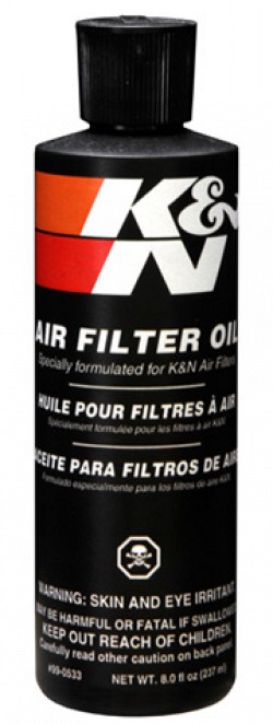 K&N 99-0533 Air Filter Oil - 8oz SqueezeFilter OIL; 8 OZ SQUEEZE BOTTLE