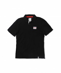 OMP RS/PL/0004/071/S Polo Short Sleeves Polo Piquet RS Patch Black size S