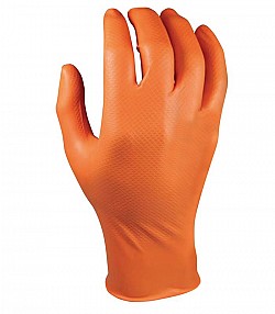 QSP QGR-O-XL 50pcs Grippaz gloves - orange - size XL (9)