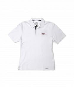 OMP RS/PL/0001/020/M Polo Short Sleeves Polo Piquet RS Patch White size M