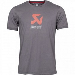 AKRAPOVIC 801221 T-shirt Men's Akrapovič Logo Grey L