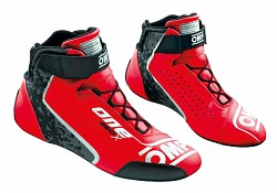 OMP ONE EVO motorsport boots, red, size 44 (EUR)/11 (US)/10 (UK)