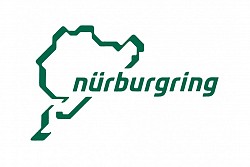 NURBURGRING 151100904035 Наклейка Logo 12 cm зеленый