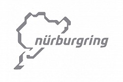 NURBURGRING 151100910035 Наклейка Logo 12 cm Chrome