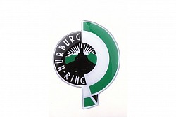 NURBURGRING 151101508015 Sticker Historisches Logo 6cm Silver