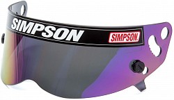 SIMPSON 1023-17 Визор/стекло для шлема XBANDIT, DIAMONDBACK, RX, иридиевый