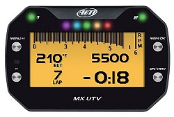 AIM X85MXUTV001 MX UTV GPS Digital Dash with Belt Sensor