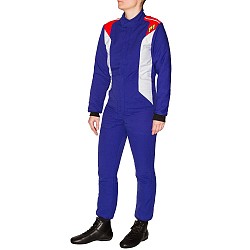 P1 RACEWEAR A19J9RS145 Racing suit Smart-J9, FIA, Royal/Silver, size 145