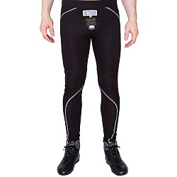 P1 RACEWEAR AA047MBM Modacrylic black slim fit pants, size M