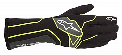 ALPINESTARS 3551720_1501_L TECH 1 K v2 Kart gloves, black/yellow/grey, size L