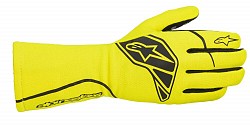 ALPINESTARS 3551520_551_L TECH 1 START v2 Racing gloves, FIA 8856-2018, yellow/black, size L