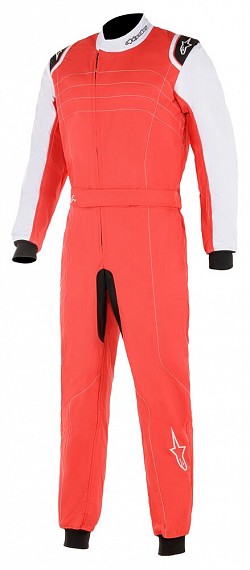 ALPINESTARS 3356019_32_52 Karting suit KMX-9 v2, CIK, red/white, size 52